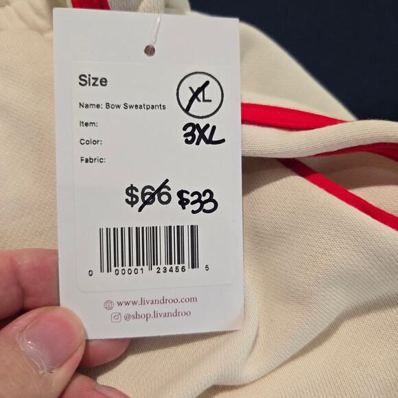 NWT Gilli High-rise Wide-leg Joggers Track Pants Side Stripe Athleisure Sz 3X - Picture 7 of 12